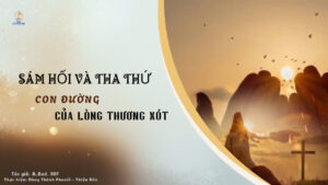 SÁM HỐI VÀ THA THỨ - CON ĐƯỜNG CỦA LÒNG THƯƠNG XÓT